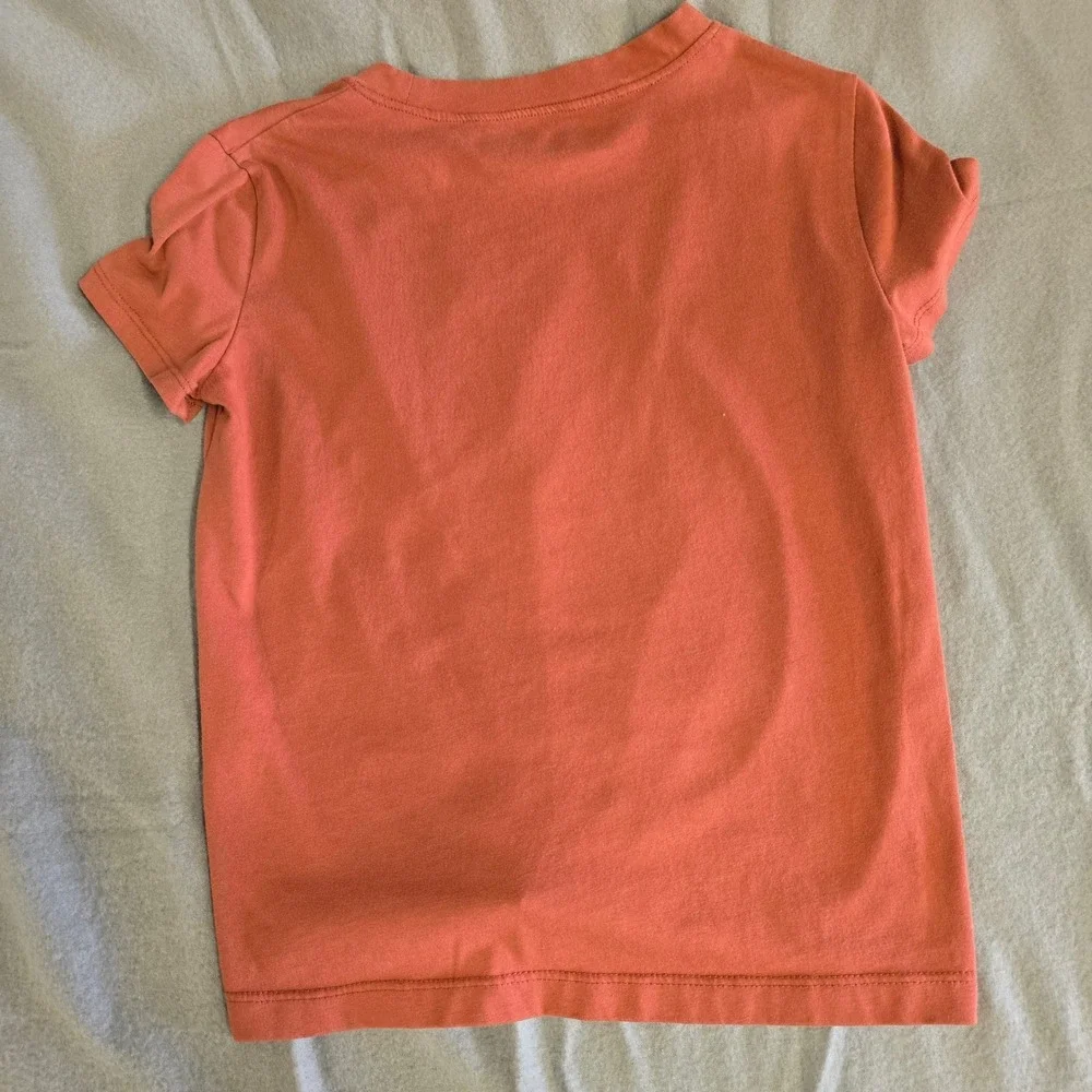 Abercrombie Kids Girls Twist Front T-Shirt Terracotta‎ Size 7/8 Short Sleeve